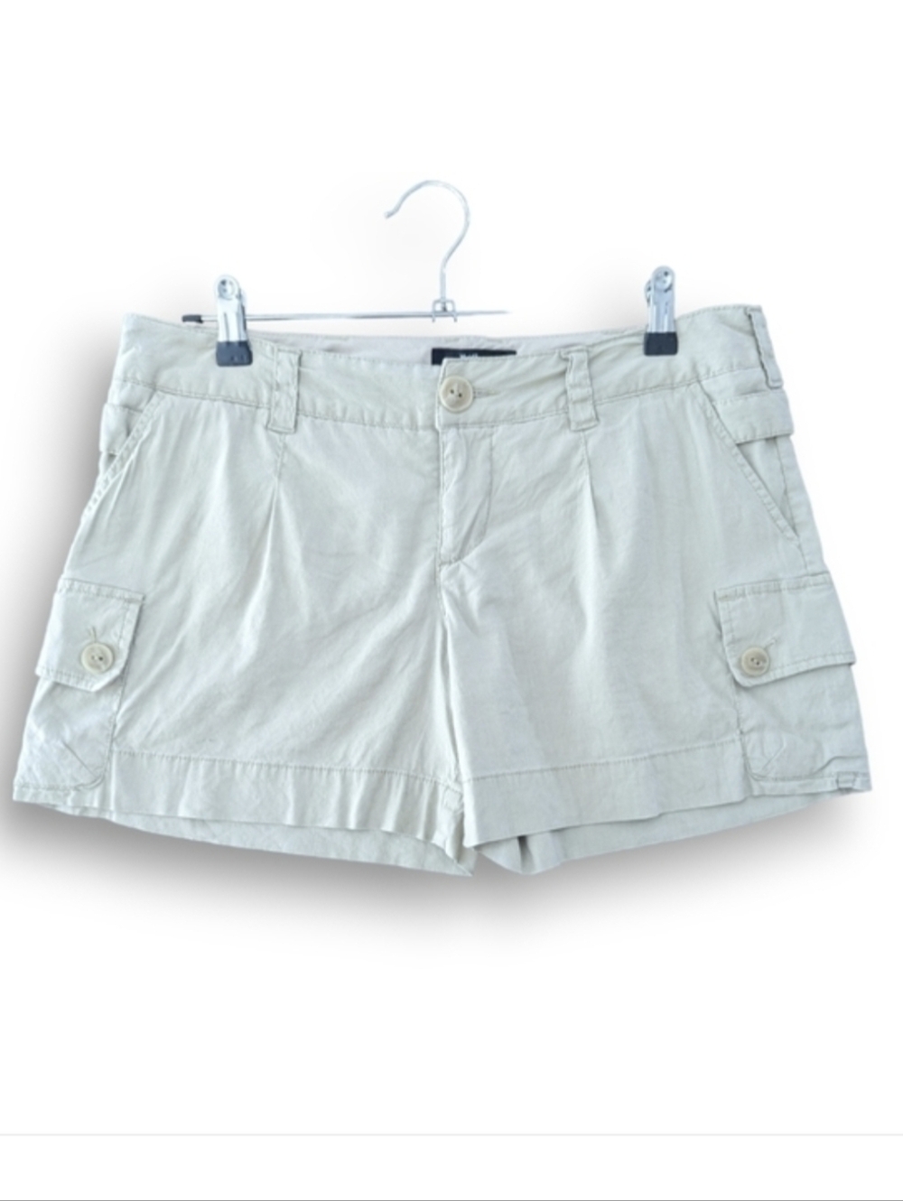 Mossimo Linen Blend Cargo Shorts 10 Tan